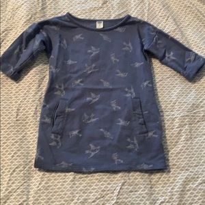 Old navy dress with bird pattern